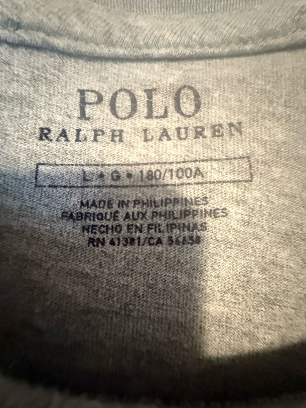 ✨ Ralph Lauren Classic Fit Polo Bear Jersey T-Shirt Size L - Picture 4 of 10